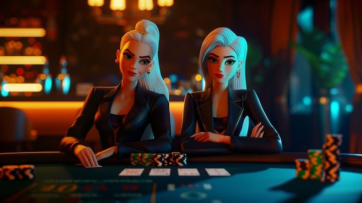 Studio live dealer Microgaming nenek4d dengan multiple kamera dan dealer profesional
